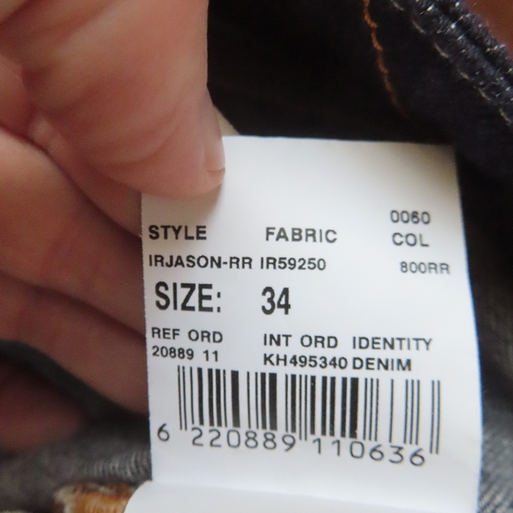 LARDINI Denim Pants santo Indigo(Denim) 34 $568 Euro NWT  (37x30.5) - Picture 10 of 11